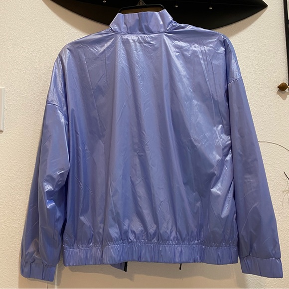 Converse Big Girls Periwinkle Full Zip Rain Jacket - XL - Picture 7 of 7